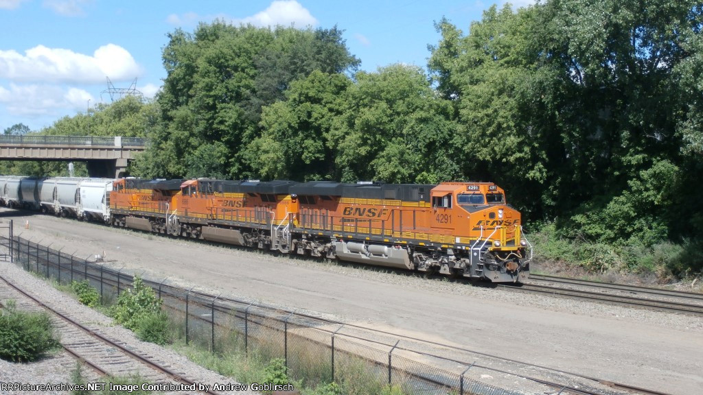 BNSF 4291, 6986 + 7367